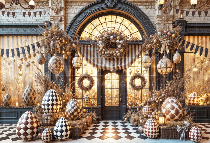 Fabric Photography Background Easter / Backdrop 6766