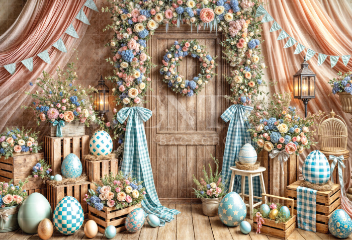 Fabric Photography Background Easter / Backdrop 6767