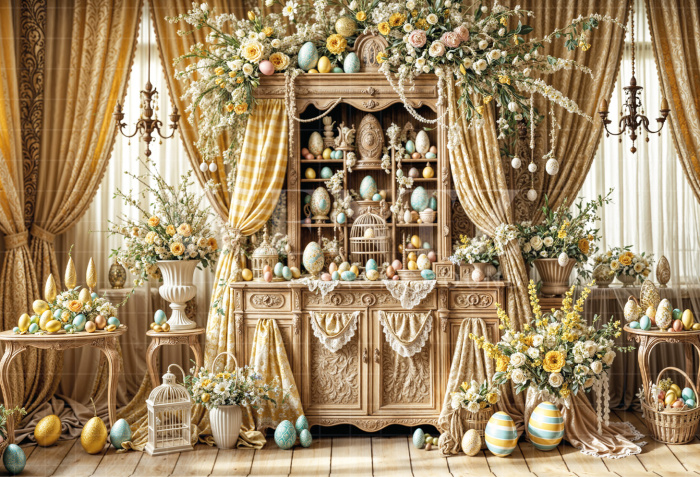 Fabric Photography Background Easter / Backdrop 6795