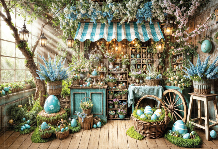 Fabric Photography Background Easter / Backdrop 6799