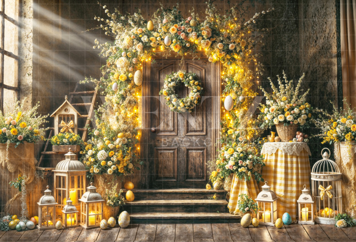 Fabric Photography Background Easter / Backdrop 6809