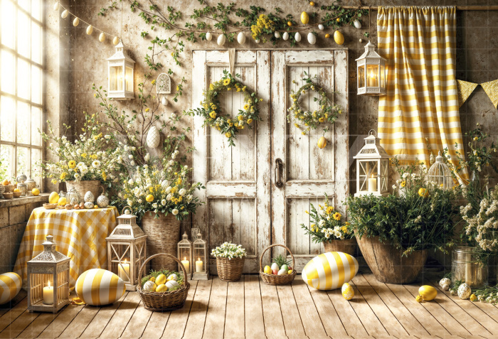 Fabric Photography Background Easter / Backdrop 6827