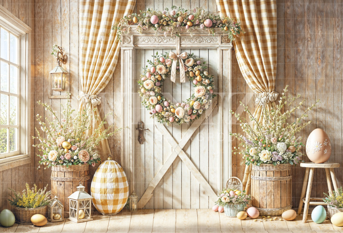 Fabric Photography Background Easter / Backdrop 6829