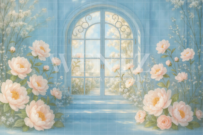 Fabric Photography Background Spring Set / Backdrop 7845