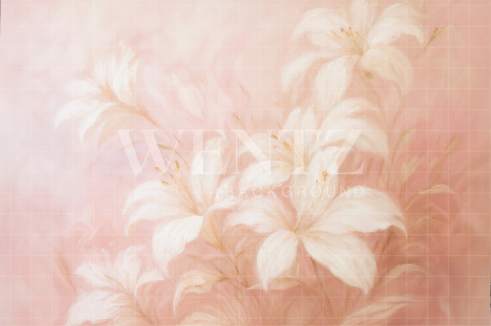 Fabric Photography Background Fine Art Floral / Backdrop 7846