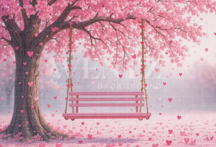 Fabric Photography Background Spring Set / Backdrop 7873