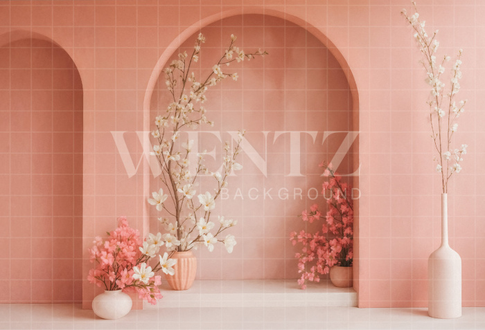 Fabric Photography Background Spring Set / Backdrop 7875