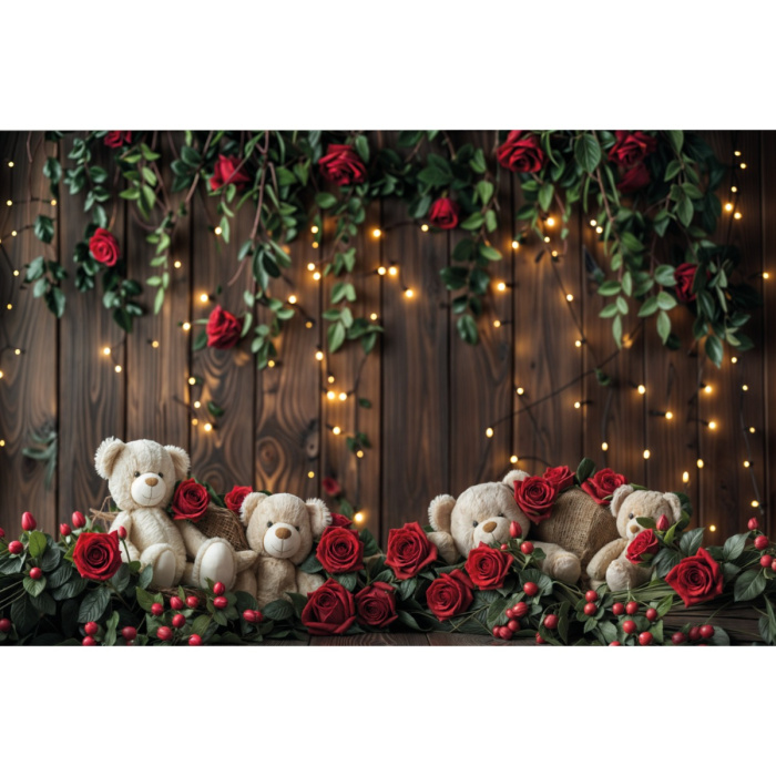 Fabric Photography Background Valentine's Day / Backdrop 5998