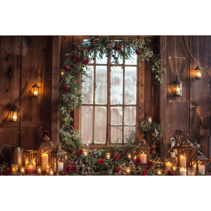 Fabric Photography Background Valentine's Day / Backdrop 6011