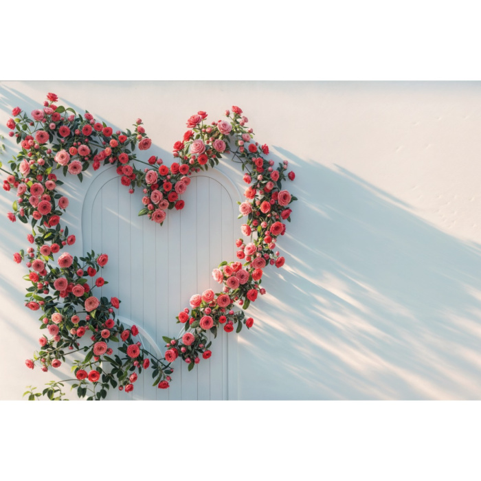 Fabric Photography Background Valentine's Day / Backdrop 6020