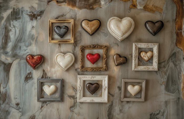 Fabric Photography Background Valentine's Day / Backdrop 6050