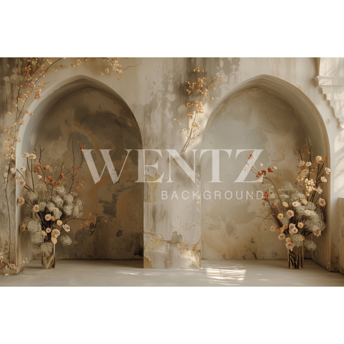 Fabric Photography Background Mother's Day Arches / Backdrop 5751