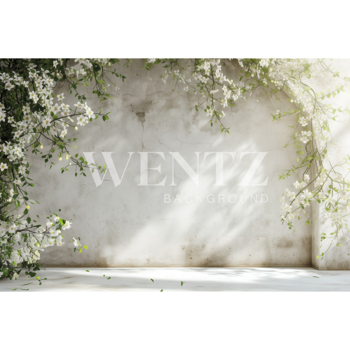 Fabric Photography Background Mother's Day Floral Arch / Backdrop 5753
