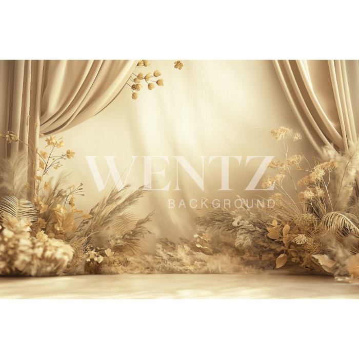 Fabric Photography Background Mother's Day / Backdrop 5777