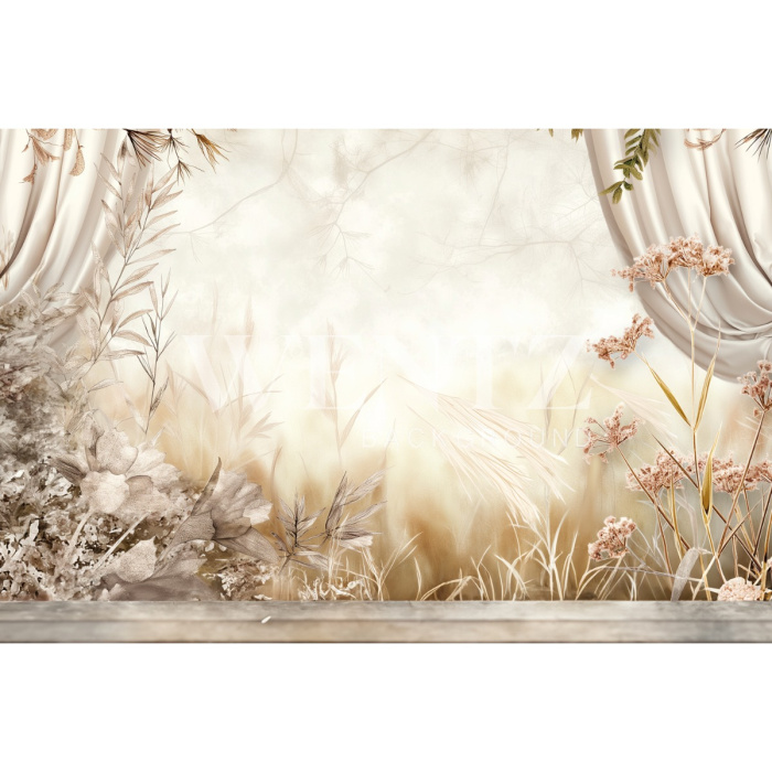 Fabric Photography Background Mother's Day / Backdrop 5798