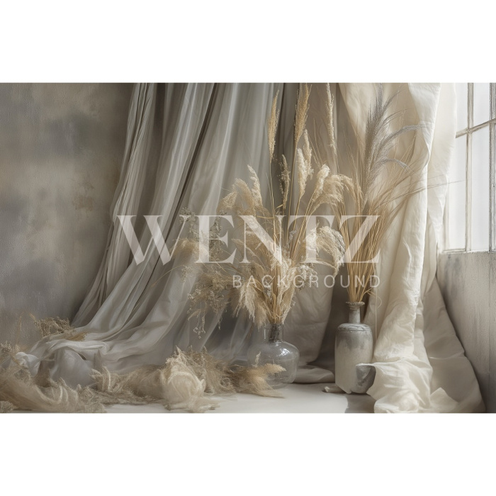 Fabric Photography Background Mother's Day / Backdrop 5804