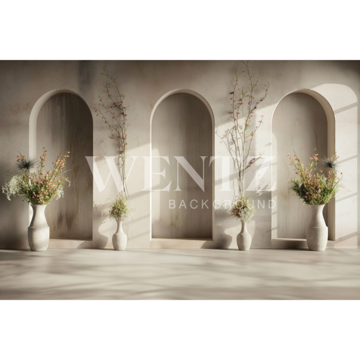 Fabric Photography Background Mother's Day Arches / Backdrop 5866