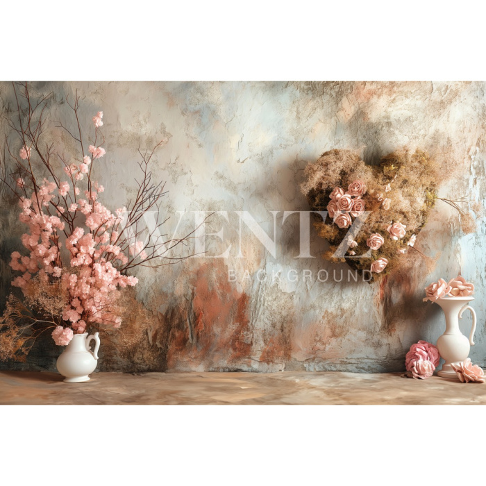 Fabric Photography Background Mother's Day / Backdrop 5860
