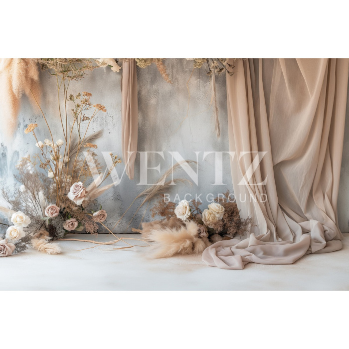 Fabric Photography Background Mother's Day / Backdrop 5880