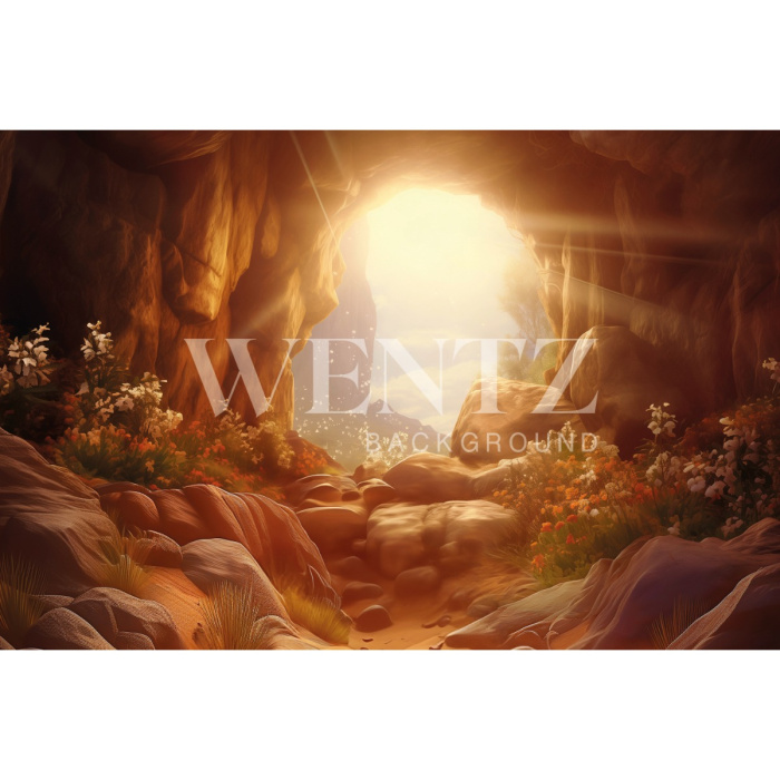 Fabric Photography Background Easter Grotto / Backdrop 5520