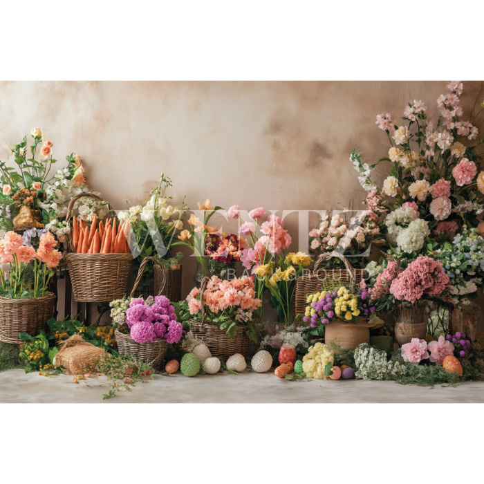 Fabric Photography Background Easter / Backdrop 5609