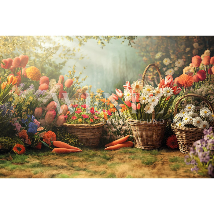 Fabric Photography Background Easter / Backdrop 5610