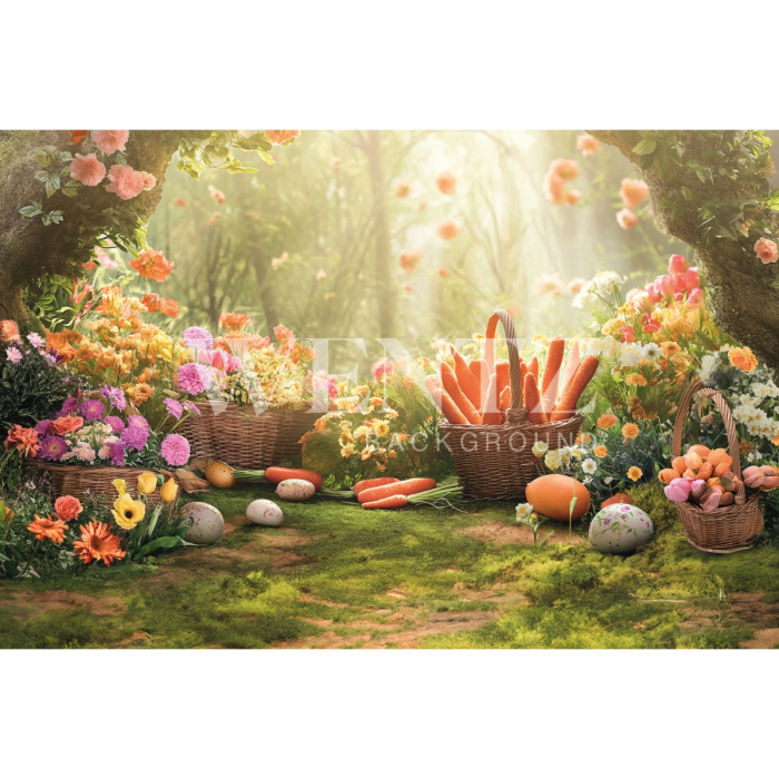 Fabric Photography Background Easter / Backdrop 5611
