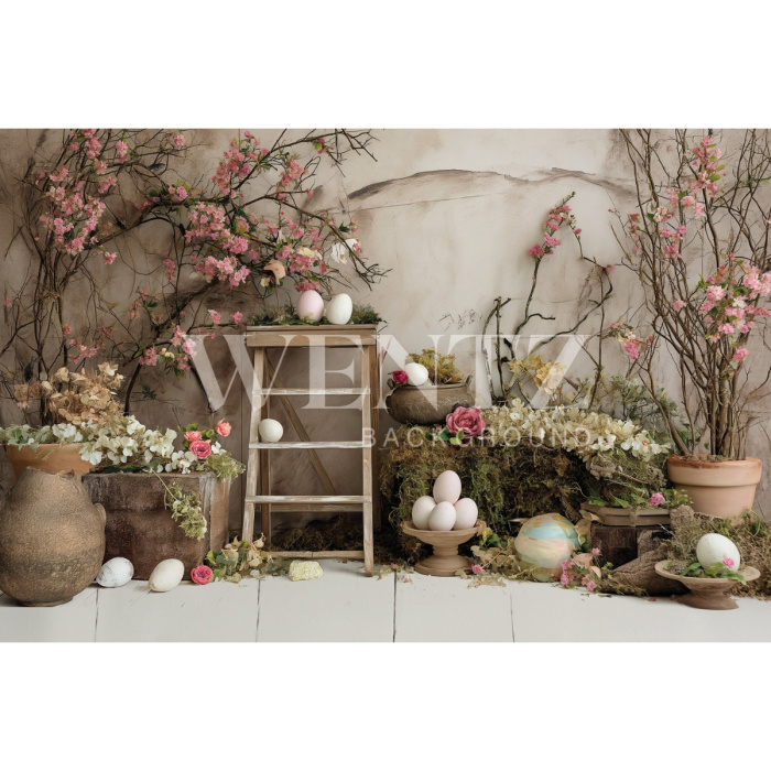 Fabric Photography Background Easter / Backdrop 5614