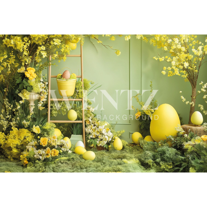 Fabric Photography Background Easter / Backdrop 5619