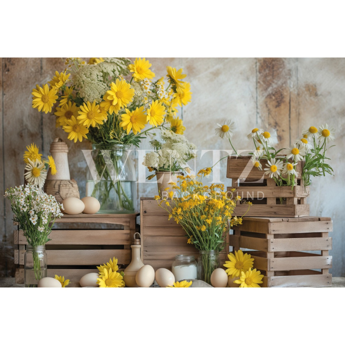 Fabric Photography Background Easter / Backdrop 5621