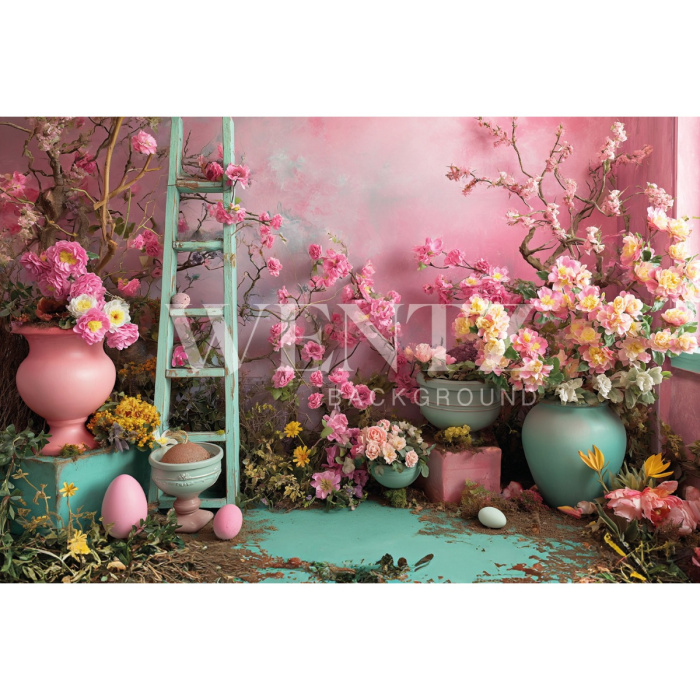 Fabric Photography Background Easter / Backdrop 5637