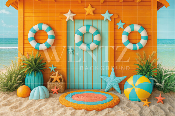 Fabric Photography Background Summer / Backdrop 7882