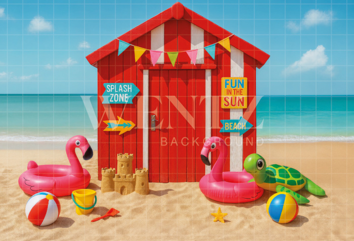 Fabric Photography Background Summer / Backdrop 7891