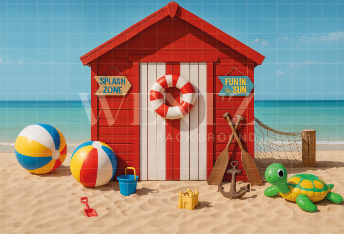 Fabric Photography Background Summer / Backdrop 7892