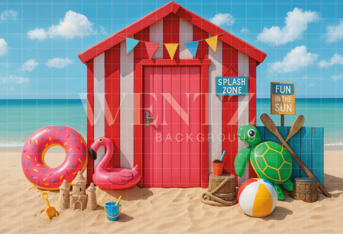 Fabric Photography Background Summer / Backdrop 7885