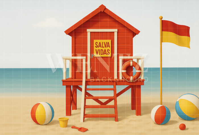 Fabric Photography Background Summer / Backdrop 7908