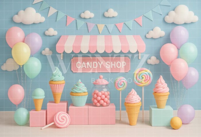 Fabric Photography Background Summer / Backdrop 7920