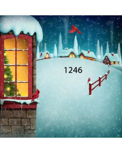 Photography Background in Fabric Christmas / Backdrop 1246