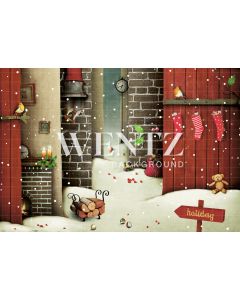 Photography Background in Fabric Christmas / Backdrop 1248