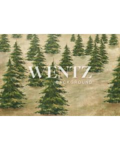 Photography Background in Fabric Christmas Pines / Backdrop 1255