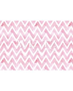 Photography Background in Fabric Chevron Pink Watercolor / Backdrop 1470