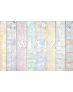 Photography Background in Fabric Wood Colorful / Backdrop 1513