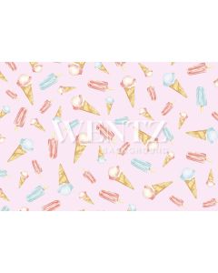 Photography Background in Fabric Ice Cream / Backdrop 1580