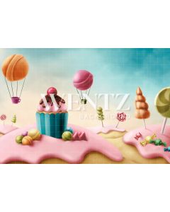 Photography Background in Fabric Scenarios Candies / Backdrop 1591