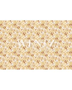 Photography Background in Fabric Ice Cream / Backdrop 1636