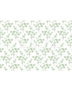 Photography Background in Fabric Green Leaves/ Backdrop 1656