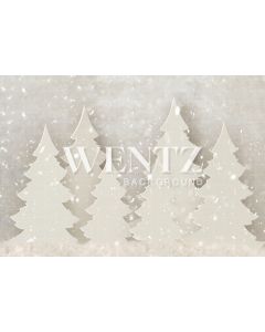 Photography Background in Fabric Christmas Pines  / Backdrop 1925