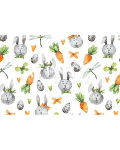 Photography Background in Fabric Easter Bunny Newborn / Backdrop 2016