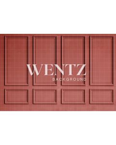 Photography Background in Fabric Boiserie Red / Backdrop 2100