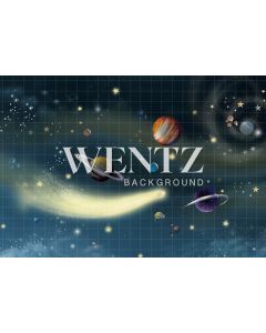 Photography Background in Fabric Space Planets / Backdrop 2105